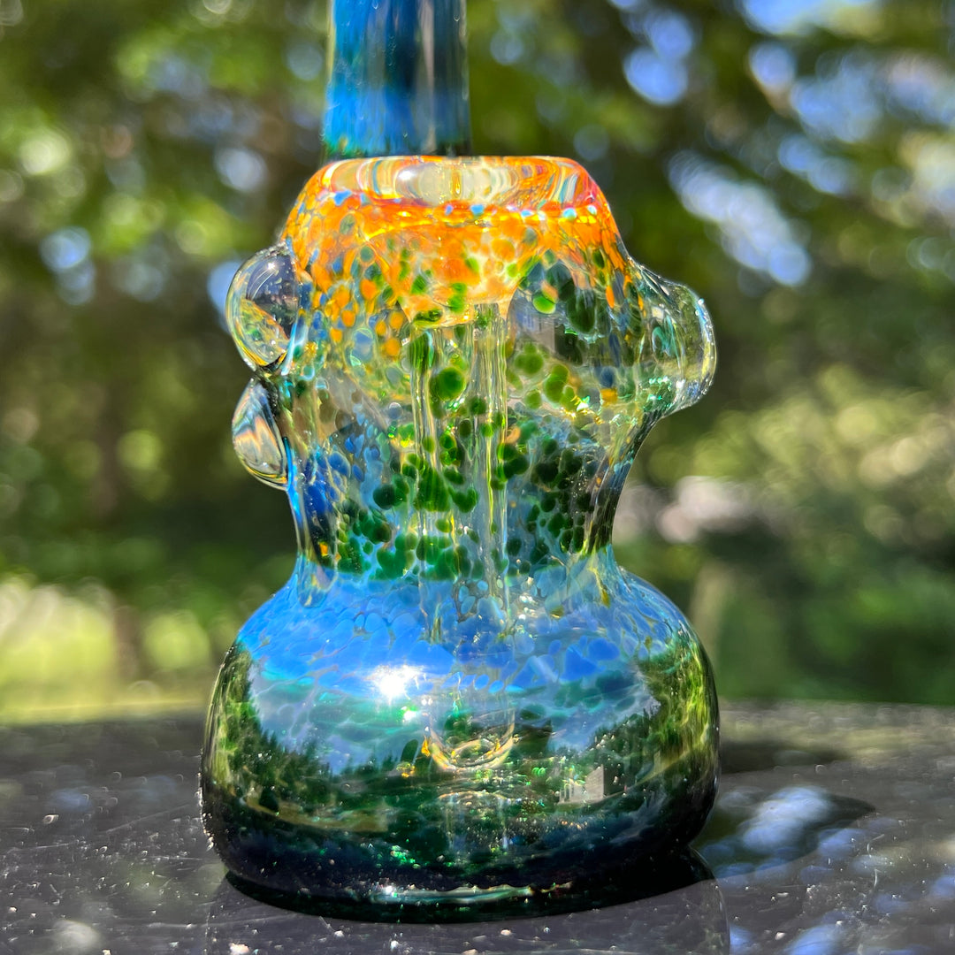 Smooth as Frit Bubbler Glass Pipe Sable Haze   