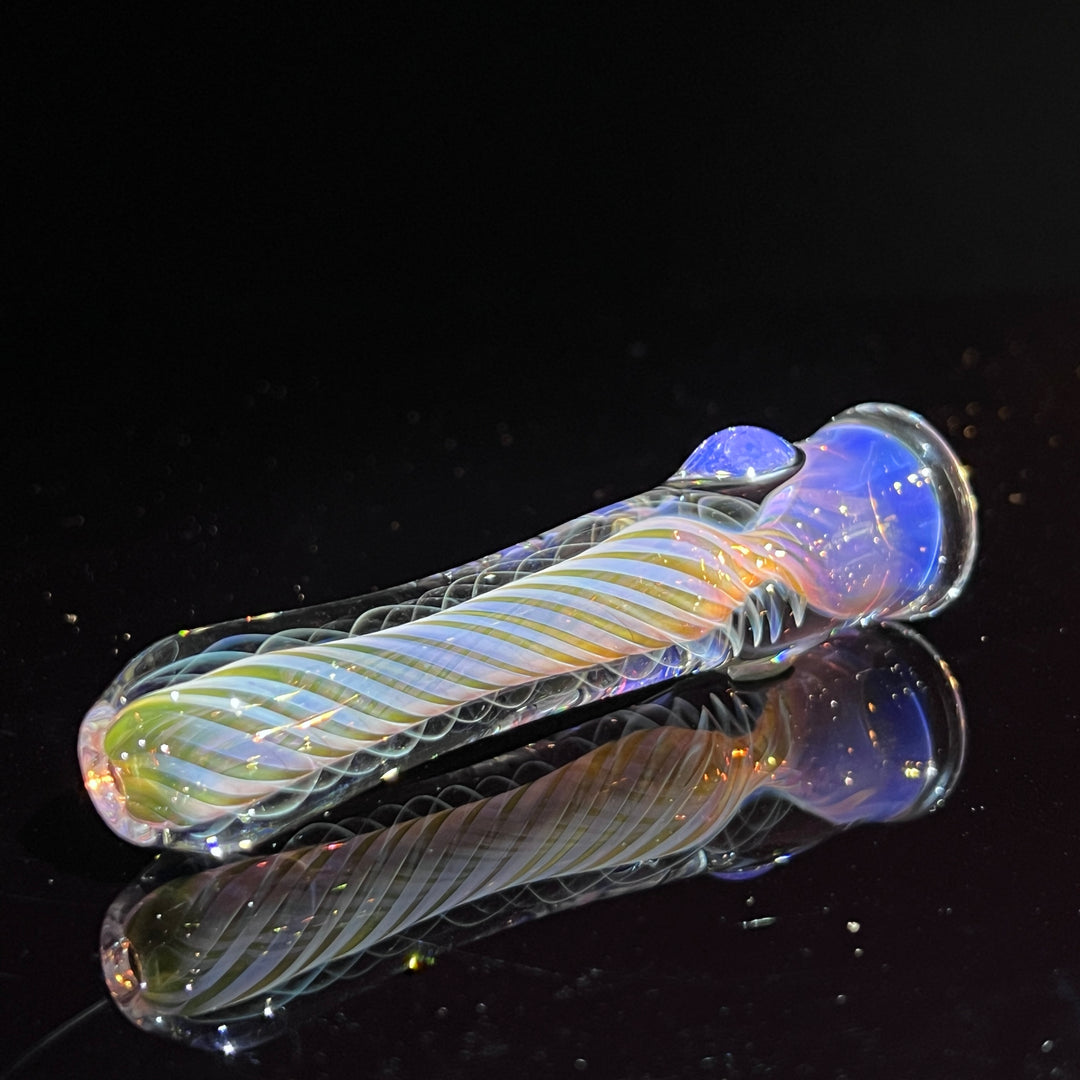 Thick Fume Chillum Glass Pipe Chuck Glass   