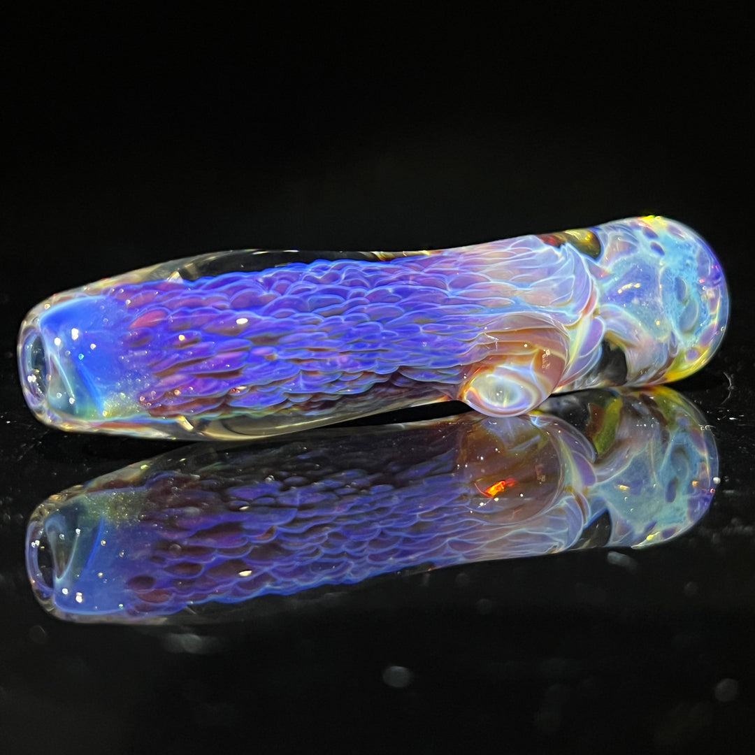 Purple Nebula Chillum Glass Pipe Tako Glass   