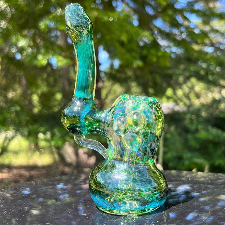 Smooth as Frit Bubbler Glass Pipe Sable Haze   