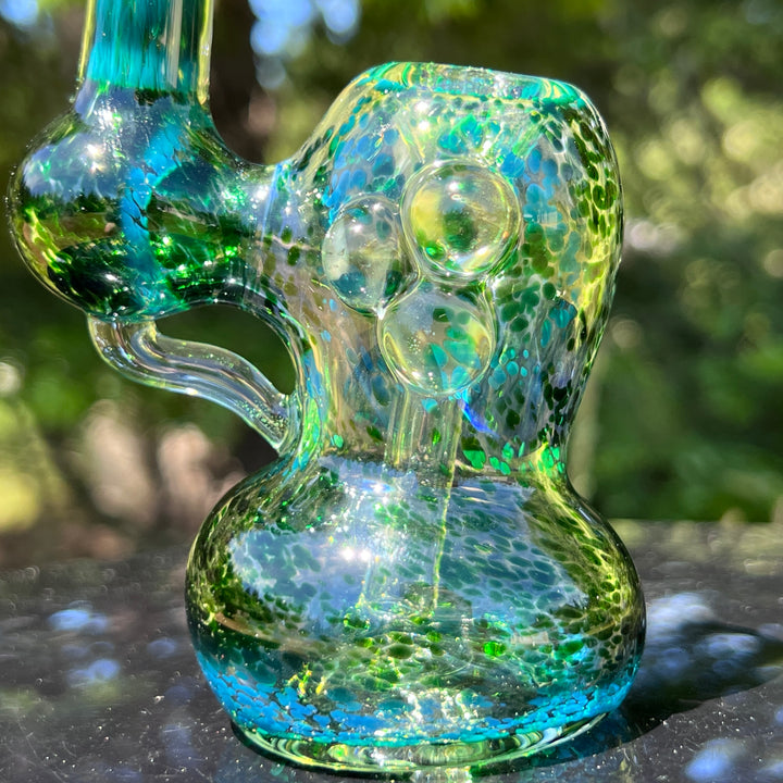 Smooth as Frit Bubbler Glass Pipe Sable Haze   