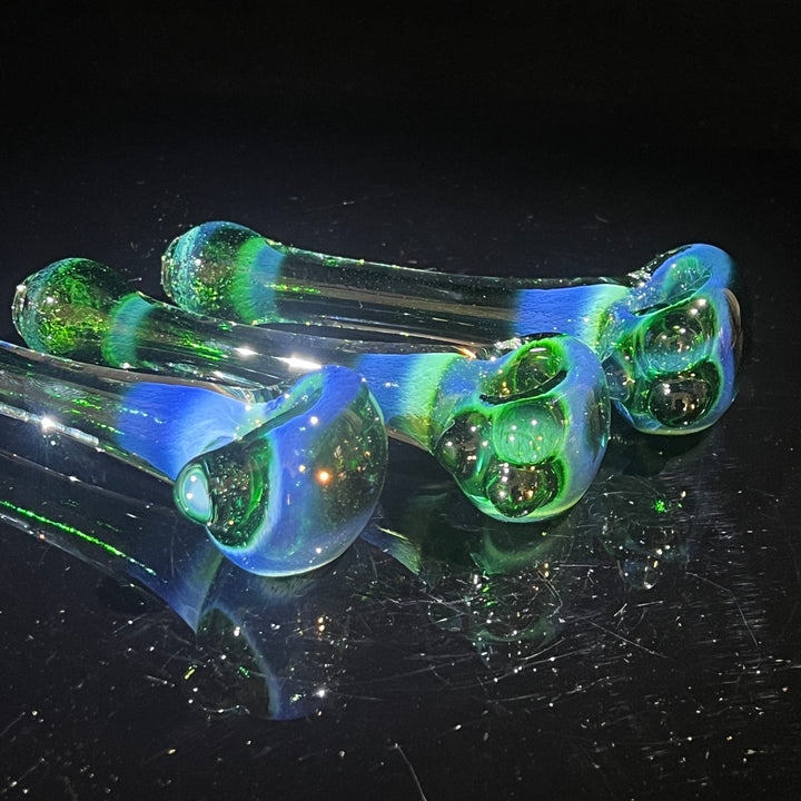 Green Smoke Pipe Glass Pipe Glass to Remember   