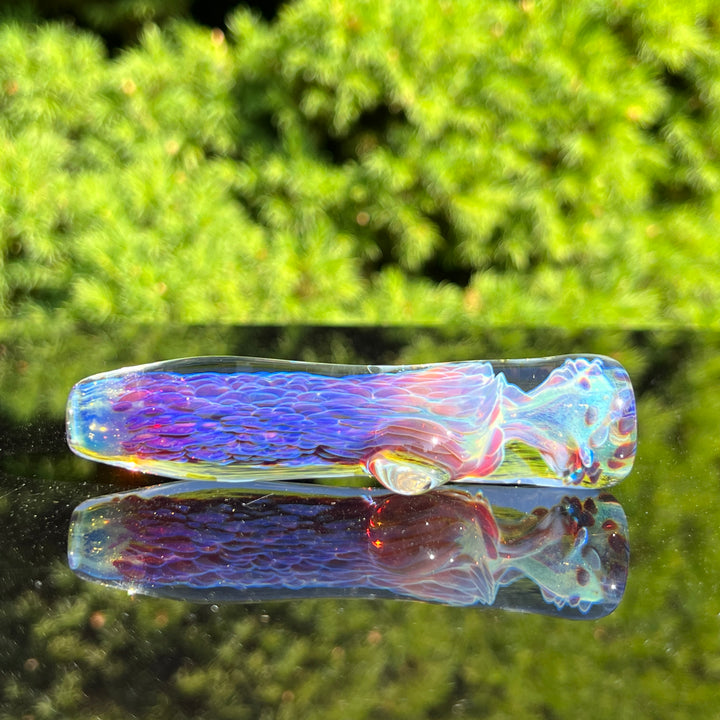 Purple Nebula Chillum Glass Pipe Tako Glass   