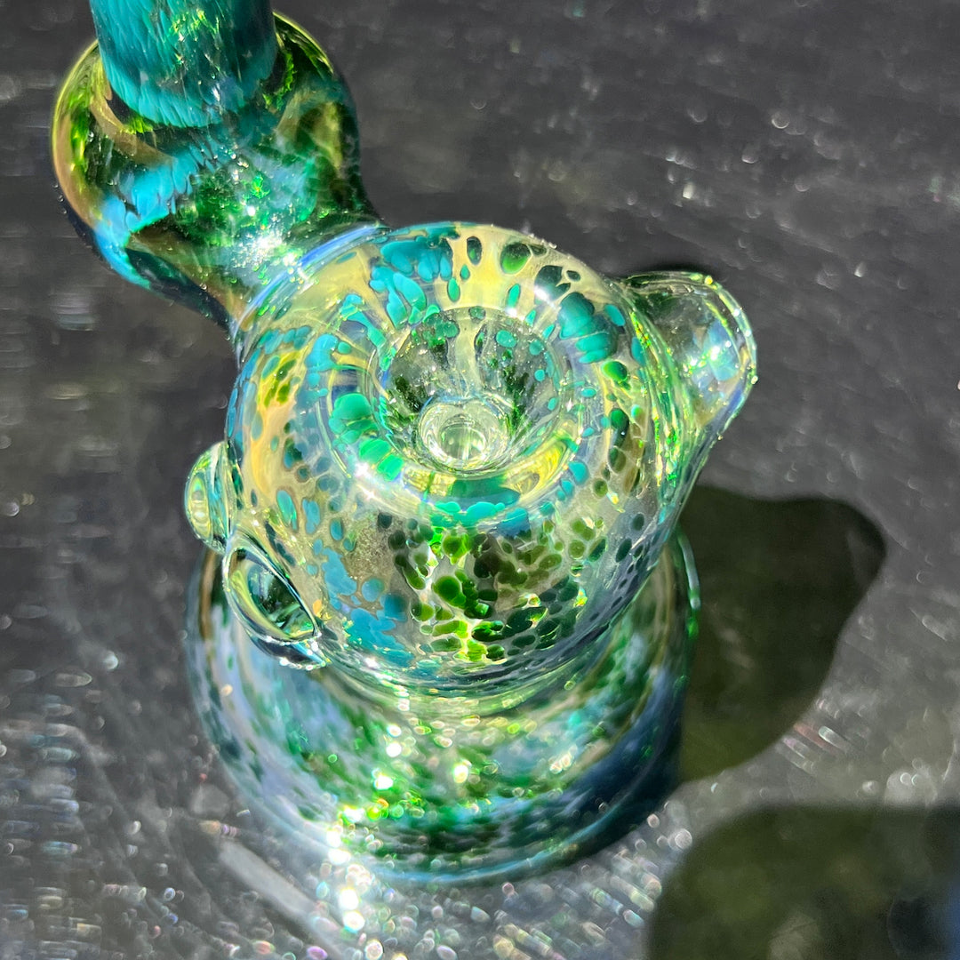 Smooth as Frit Bubbler Glass Pipe Sable Haze   