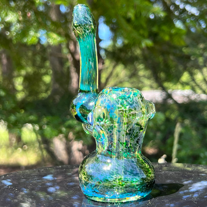 Smooth as Frit Bubbler Glass Pipe Sable Haze   