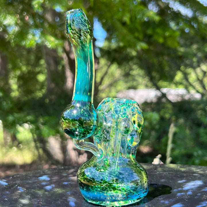 Smooth as Frit Bubbler Glass Pipe Sable Haze   