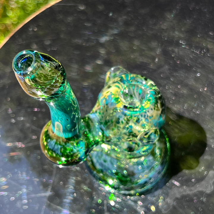 Smooth as Frit Bubbler Glass Pipe Sable Haze   