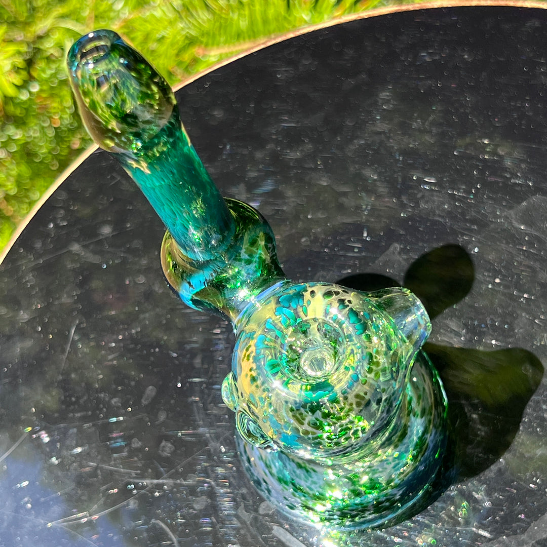 Smooth as Frit Bubbler Glass Pipe Sable Haze   