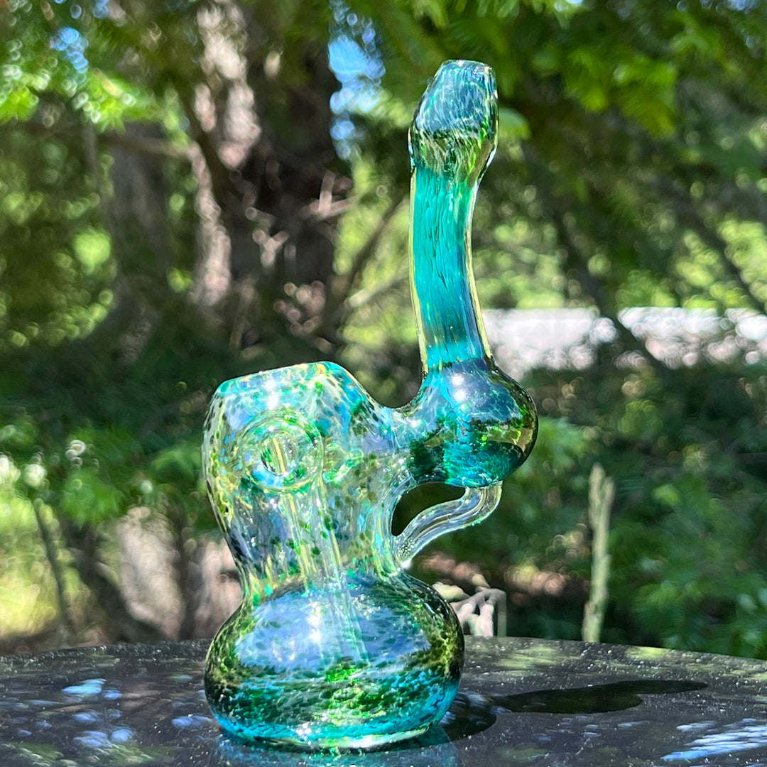 Smooth as Frit Bubbler Glass Pipe Sable Haze   