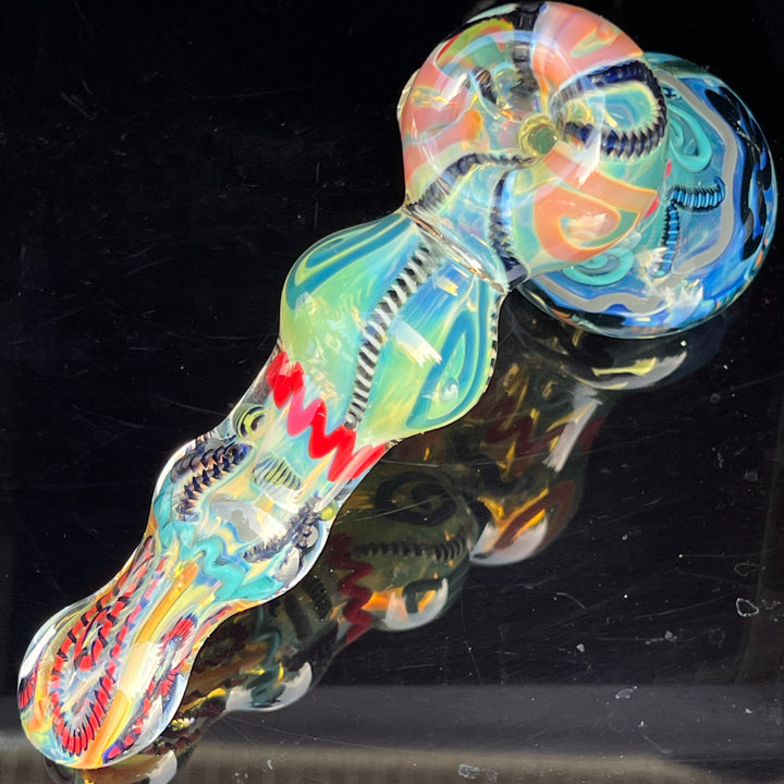 Inside Out Hammer Bubbler Glass Pipe Tiny Mike