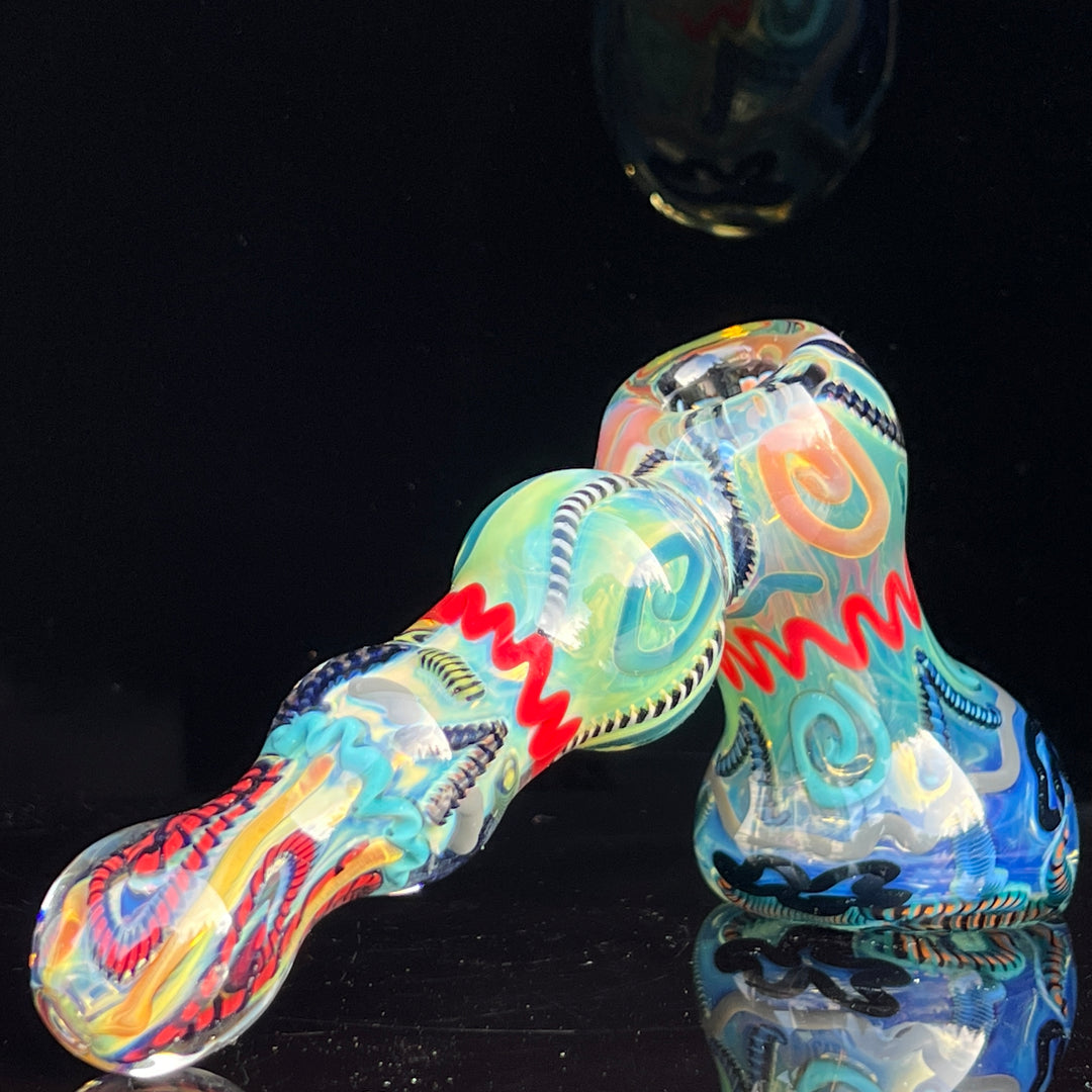 Inside Out Hammer Bubbler Glass Pipe Tiny Mike