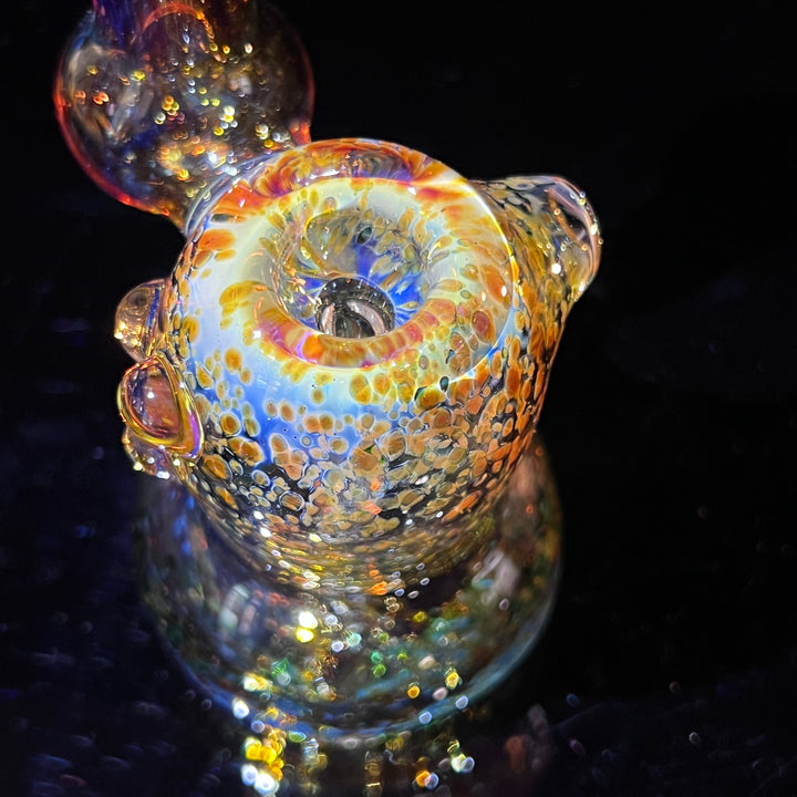 Smooth as Frit Bubbler Glass Pipe Sable Haze   