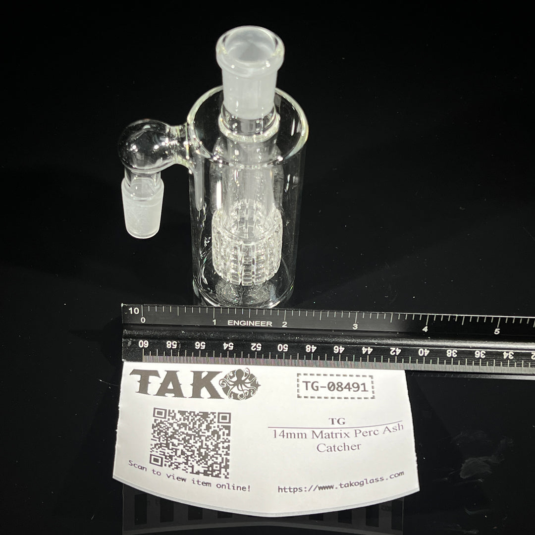 14mm Matrix Perc Ash Catcher Glass Pipe TG