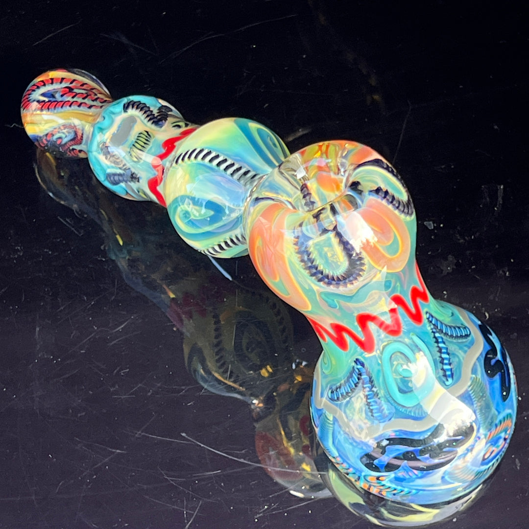 Inside Out Hammer Bubbler Glass Pipe Tiny Mike