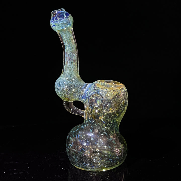 Smooth as Frit Bubbler Glass Pipe Sable Haze   