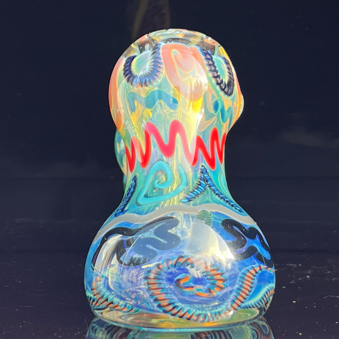 Inside Out Hammer Bubbler Glass Pipe Tiny Mike