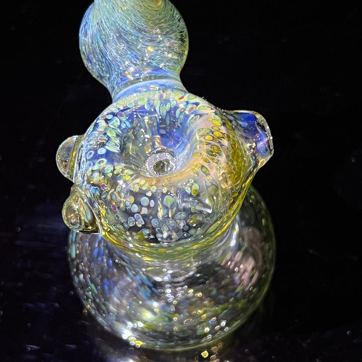 Smooth as Frit Bubbler Glass Pipe Sable Haze   