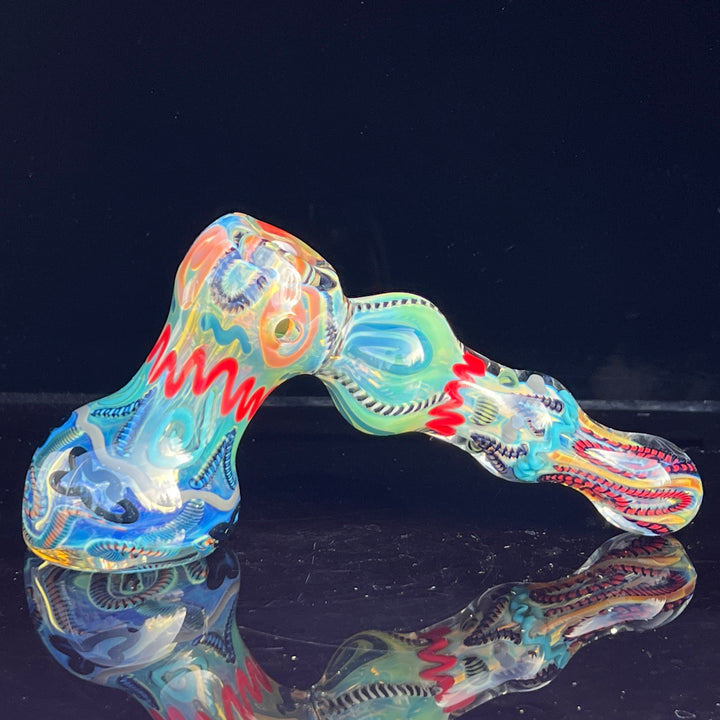 Inside Out Hammer Bubbler Glass Pipe Tiny Mike