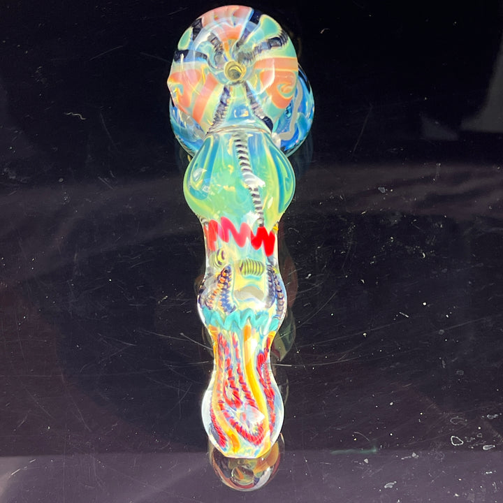 Inside Out Hammer Bubbler Glass Pipe Tiny Mike