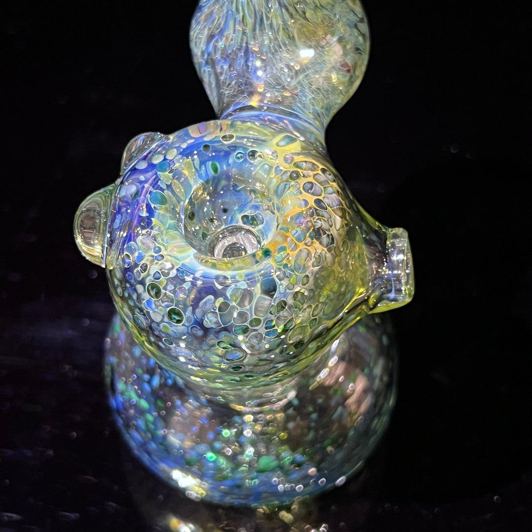 Smooth as Frit Bubbler Glass Pipe Sable Haze   