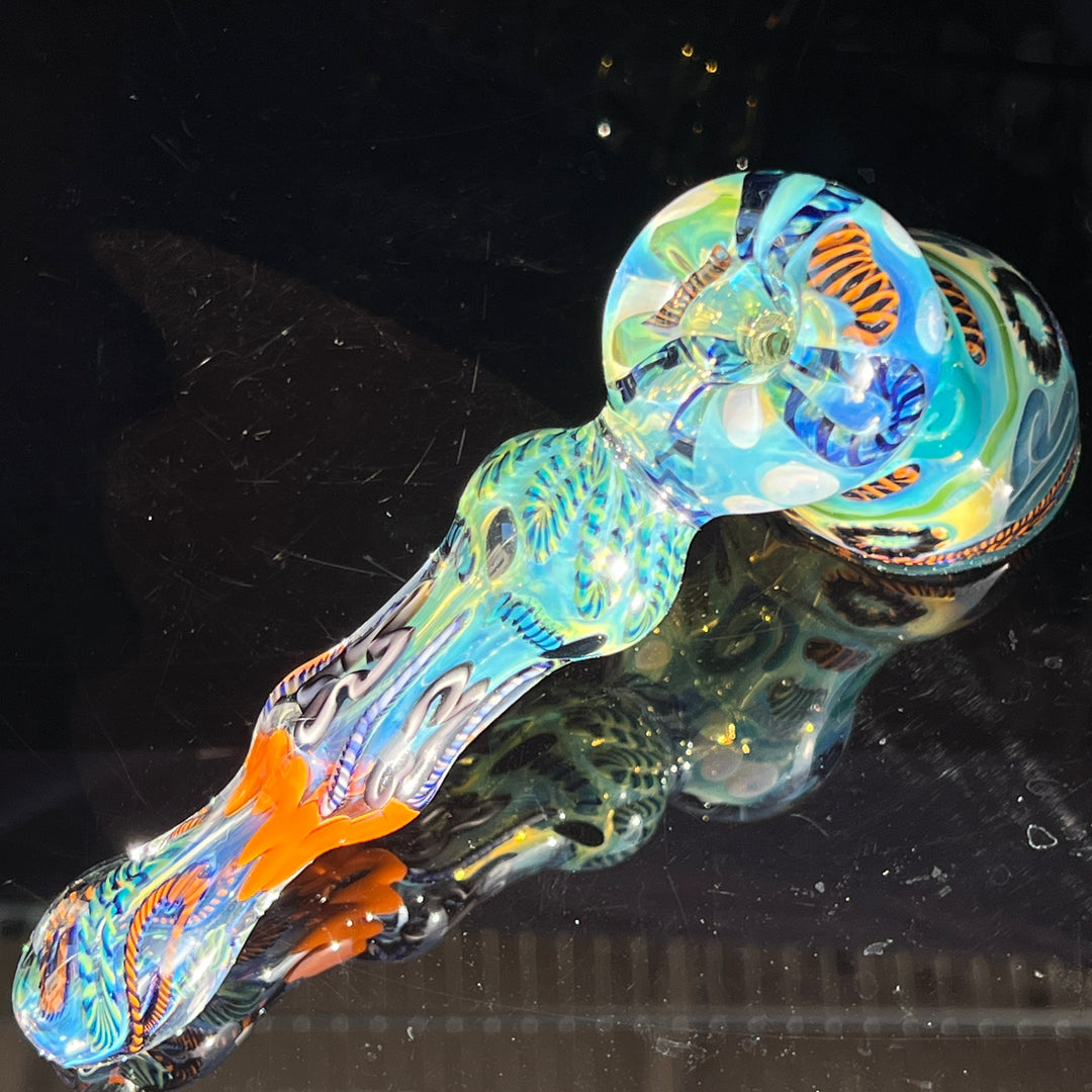 Inside Out Hammer Bubbler Glass Pipe Tiny Mike