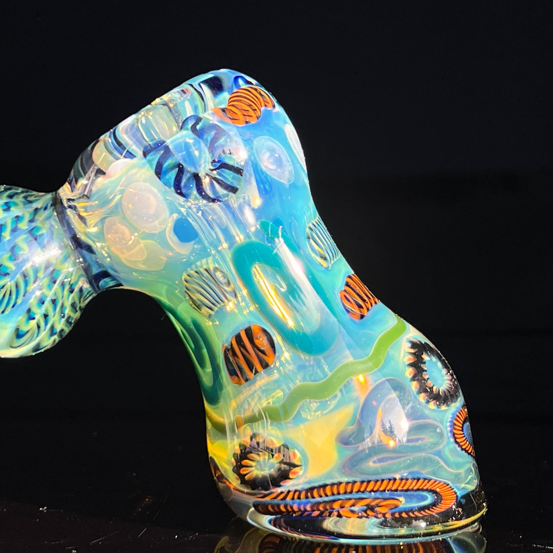 Inside Out Hammer Bubbler Glass Pipe Tiny Mike