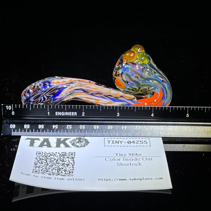 Color Inside Out Sherlock Glass Pipe Tiny Mike   