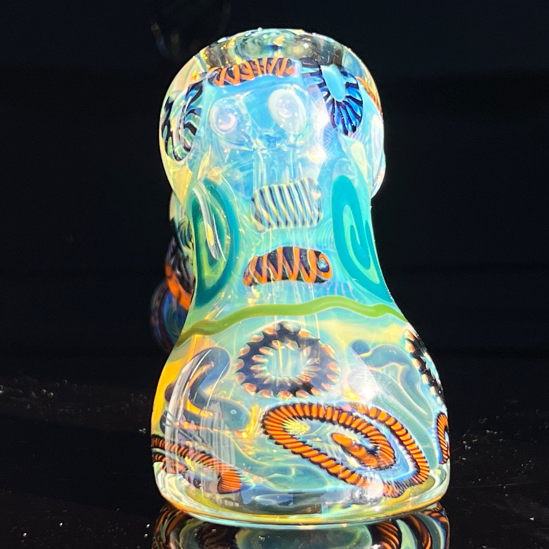 Inside Out Hammer Bubbler Glass Pipe Tiny Mike