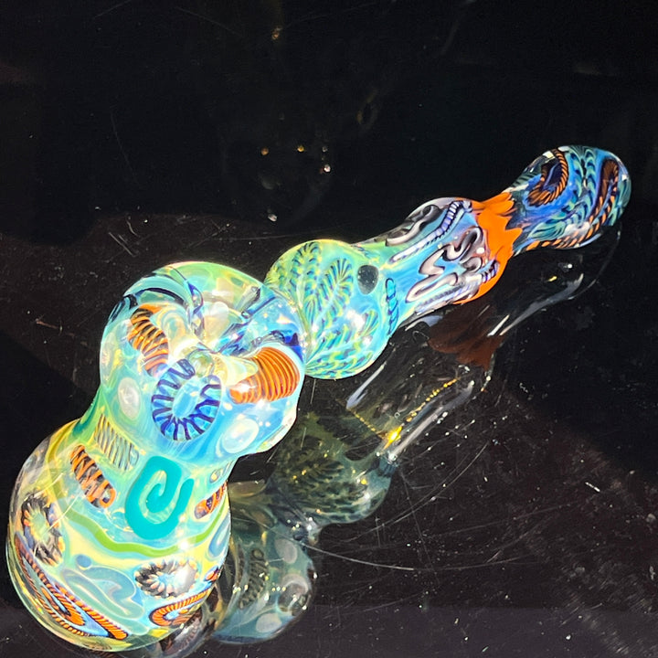 Inside Out Hammer Bubbler Glass Pipe Tiny Mike