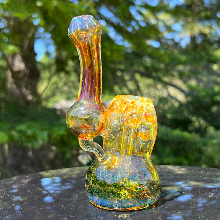 Smooth as Frit Bubbler Glass Pipe Sable Haze   