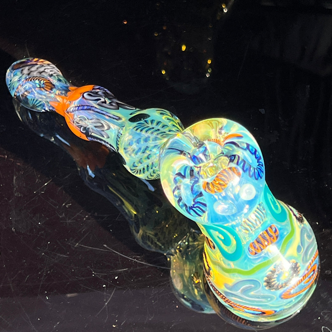 Inside Out Hammer Bubbler Glass Pipe Tiny Mike