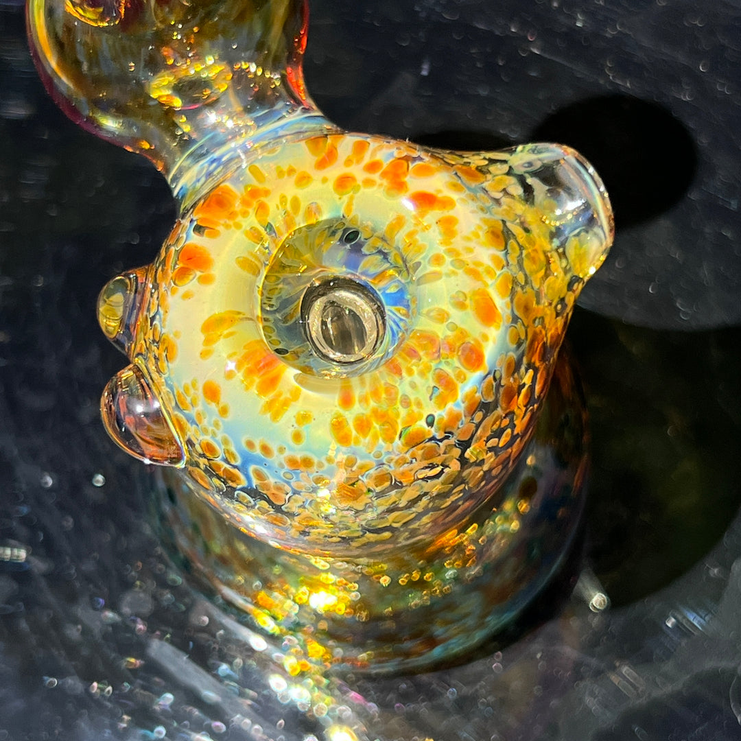 Smooth as Frit Bubbler Glass Pipe Sable Haze   