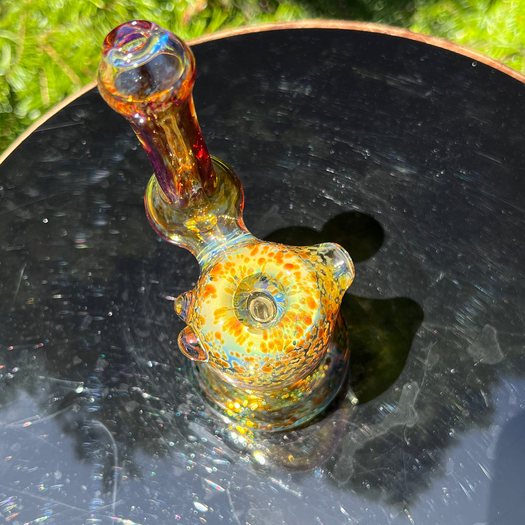 Smooth as Frit Bubbler Glass Pipe Sable Haze   