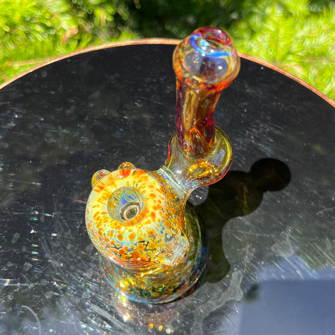 Smooth as Frit Bubbler Glass Pipe Sable Haze   