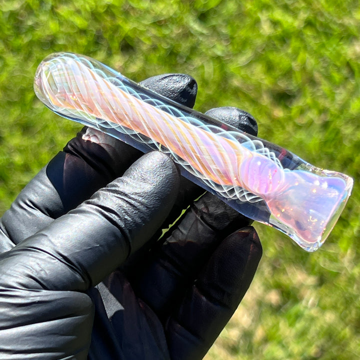 Thick Fume Chillum Glass Pipe Chuck Glass   