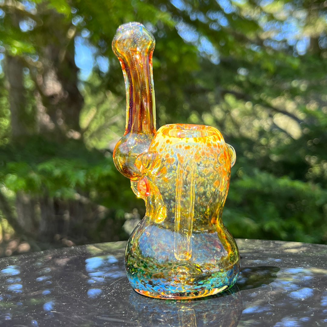 Smooth as Frit Bubbler Glass Pipe Sable Haze   