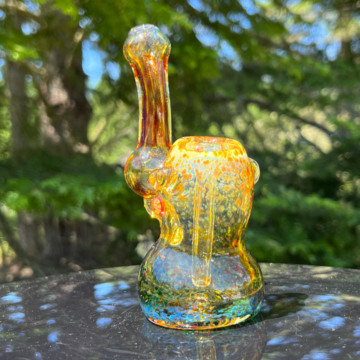 Smooth as Frit Bubbler Glass Pipe Sable Haze   