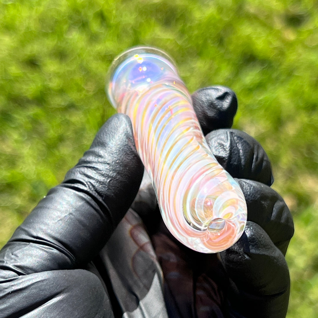 Thick Fume Chillum Glass Pipe Chuck Glass   