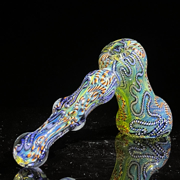 Inside Out Hammer Bubbler Glass Pipe Tiny Mike