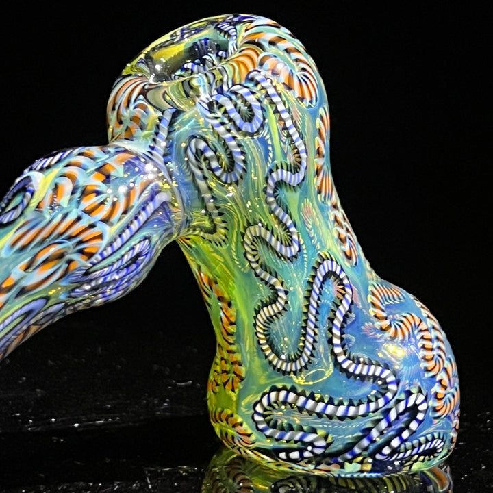 Inside Out Hammer Bubbler Glass Pipe Tiny Mike