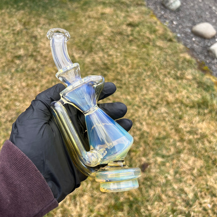 Puffco Peak Fumed Recycler Attachment Glass Pipe TG