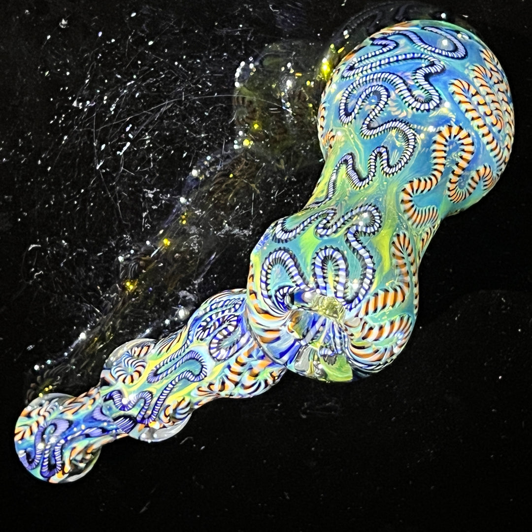 Inside Out Hammer Bubbler Glass Pipe Tiny Mike