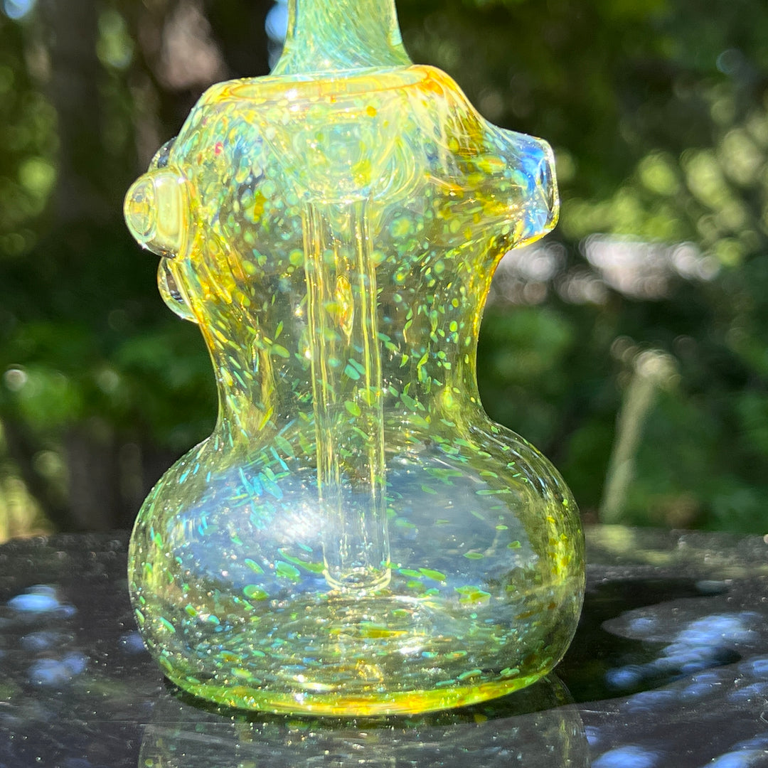 Smooth as Frit Bubbler Glass Pipe Sable Haze   