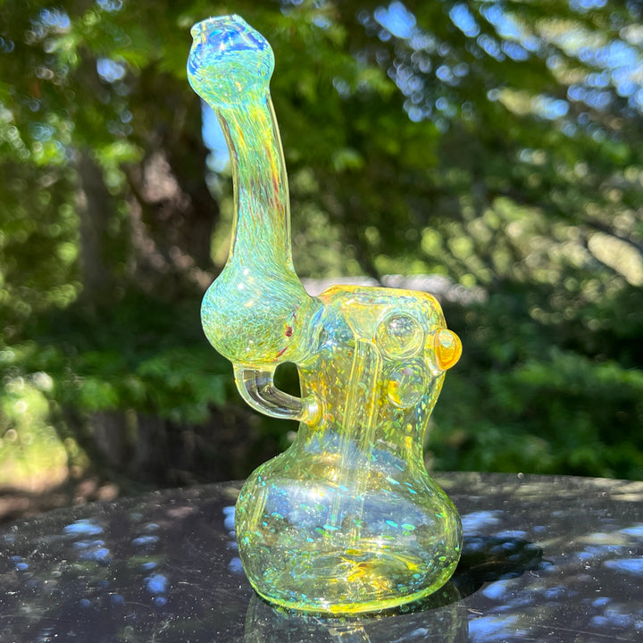 Smooth as Frit Bubbler Glass Pipe Sable Haze   