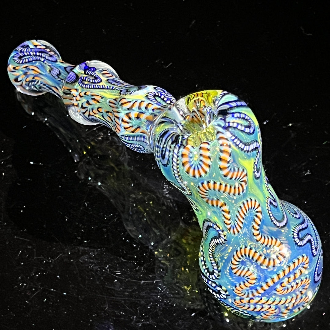 Inside Out Hammer Bubbler Glass Pipe Tiny Mike