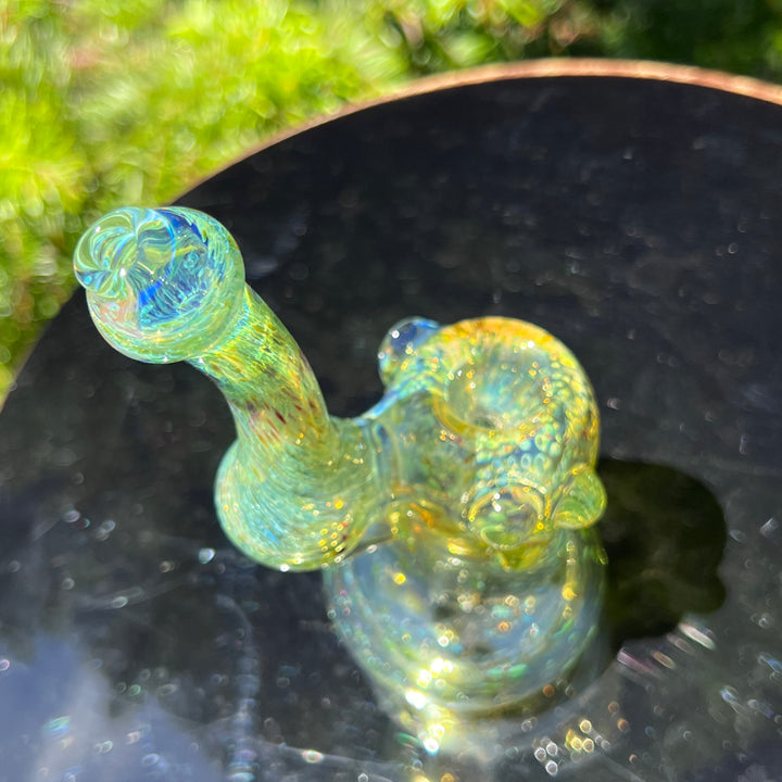 Smooth as Frit Bubbler Glass Pipe Sable Haze   