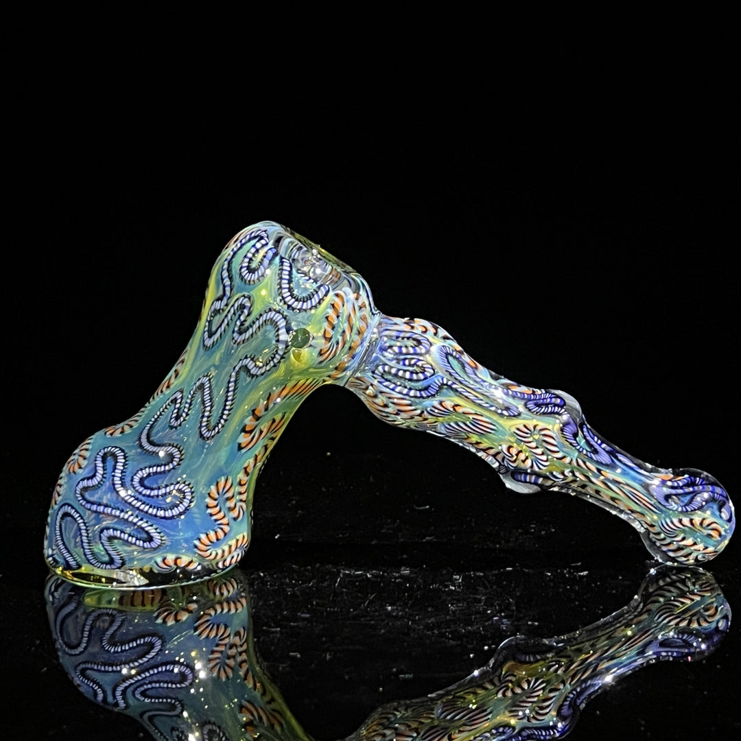 Inside Out Hammer Bubbler Glass Pipe Tiny Mike