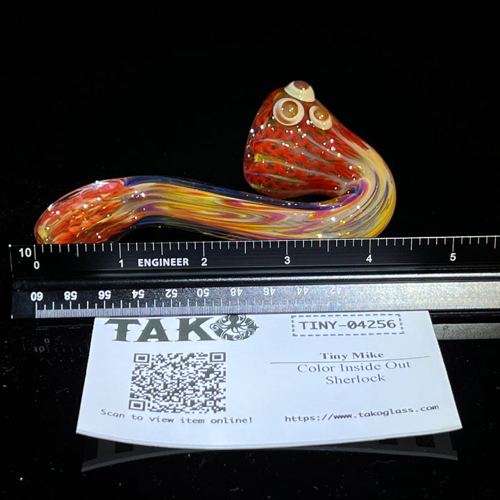 Color Inside Out Sherlock Glass Pipe Tiny Mike   