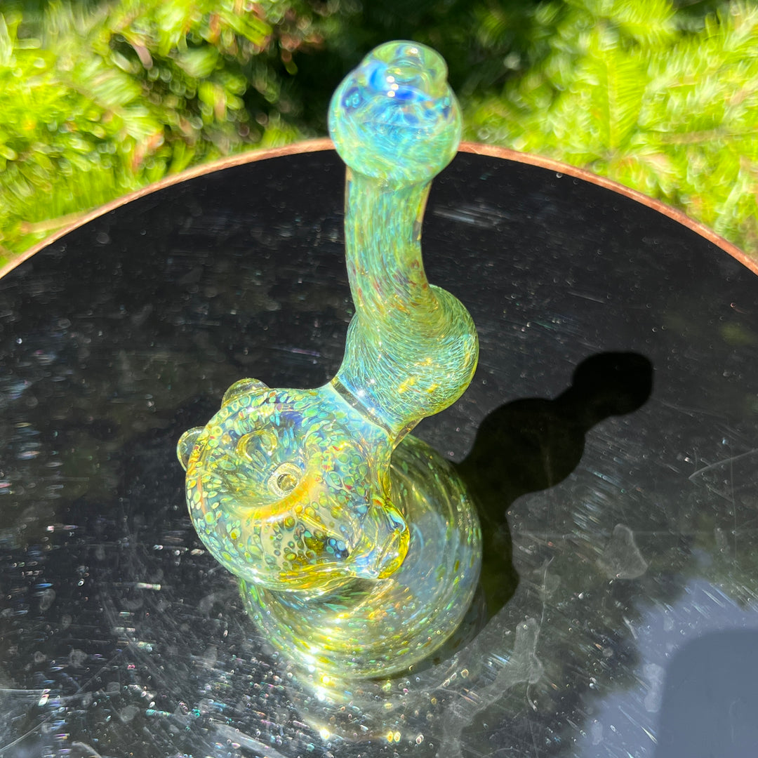 Smooth as Frit Bubbler Glass Pipe Sable Haze   