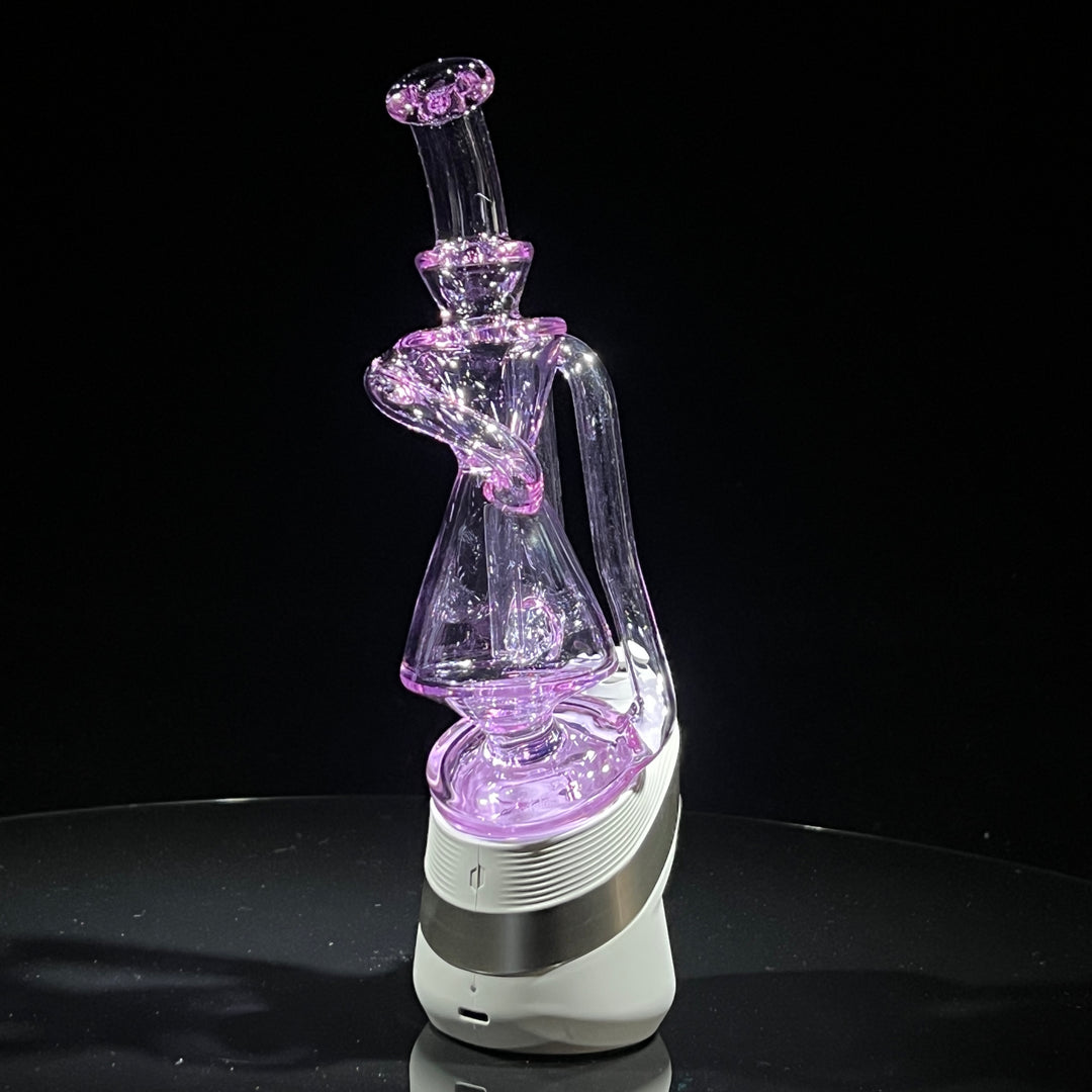 Puffco Peak Purple Recycler Attachment Glass Pipe TG